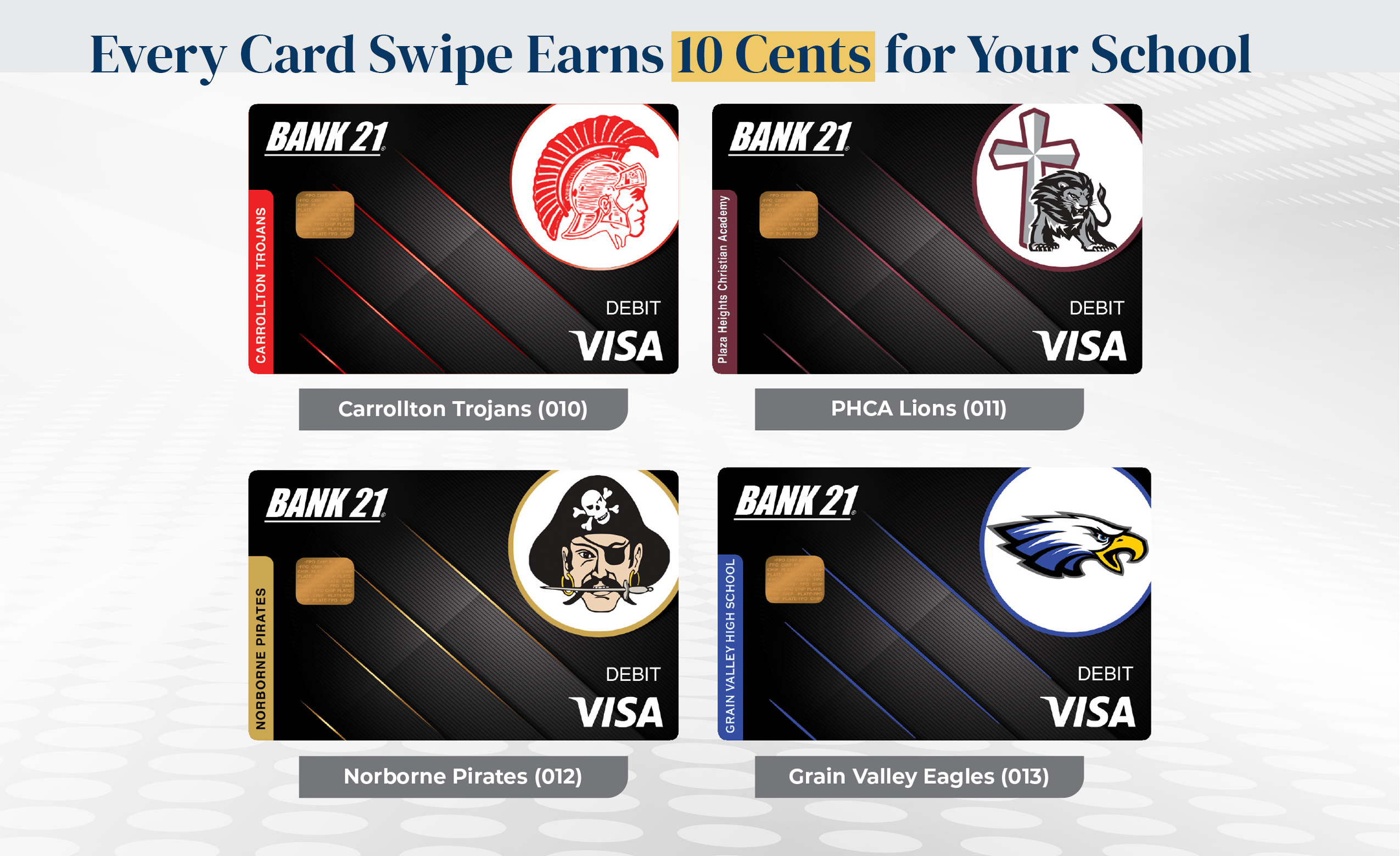 Debit Card Design Options - 1